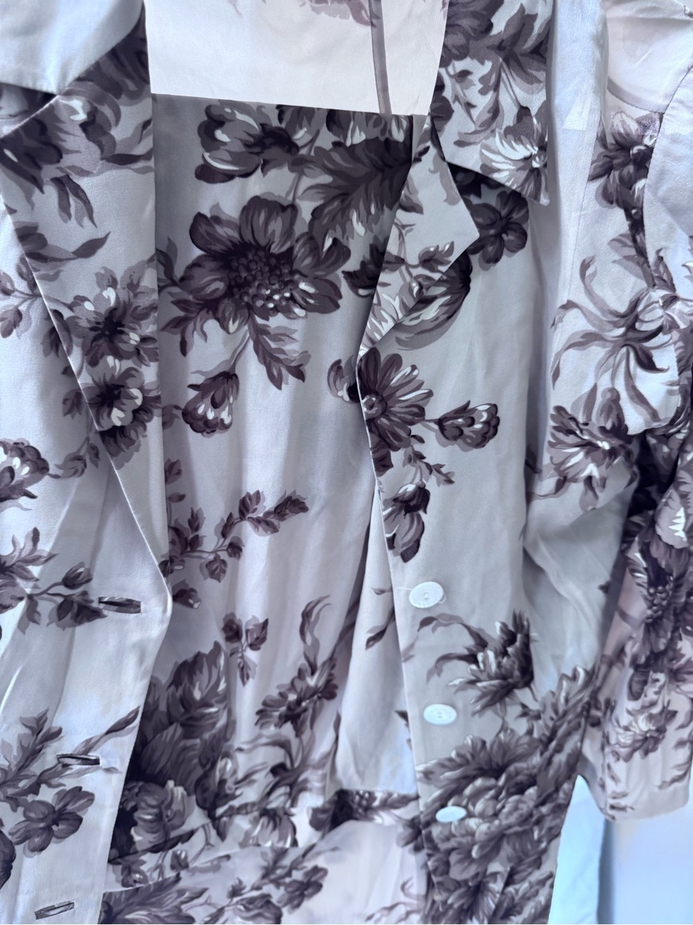 Dolce & Gabbana Floral Skirt Set in Beige and Brown